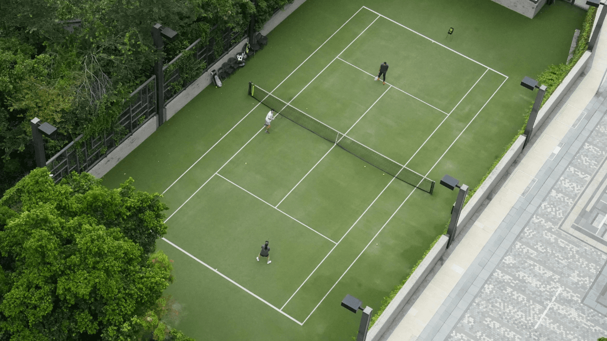 Tennis Doubles Matchup 